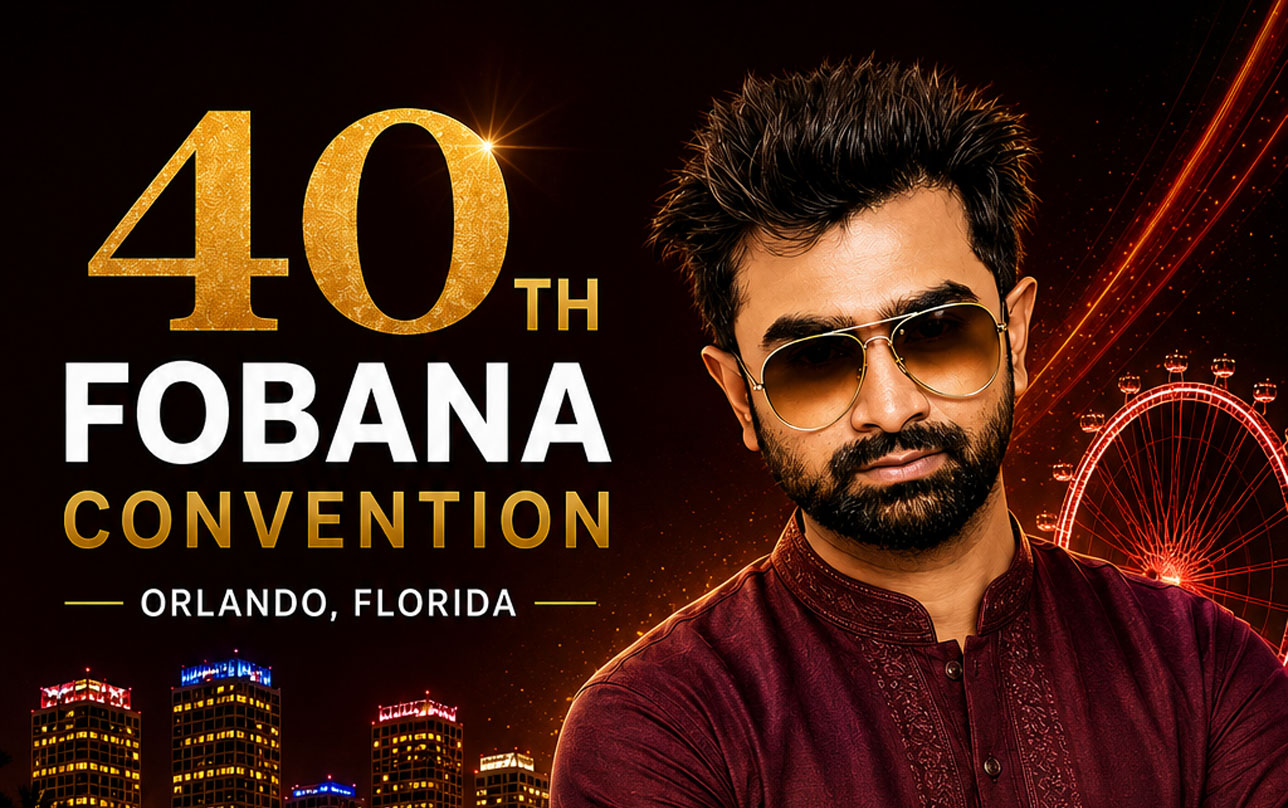 Imran Mahmudul to Set the Stage Ablaze at the 40th FOBANA Convention 2026: The Biggest Musical Attraction in Orlando