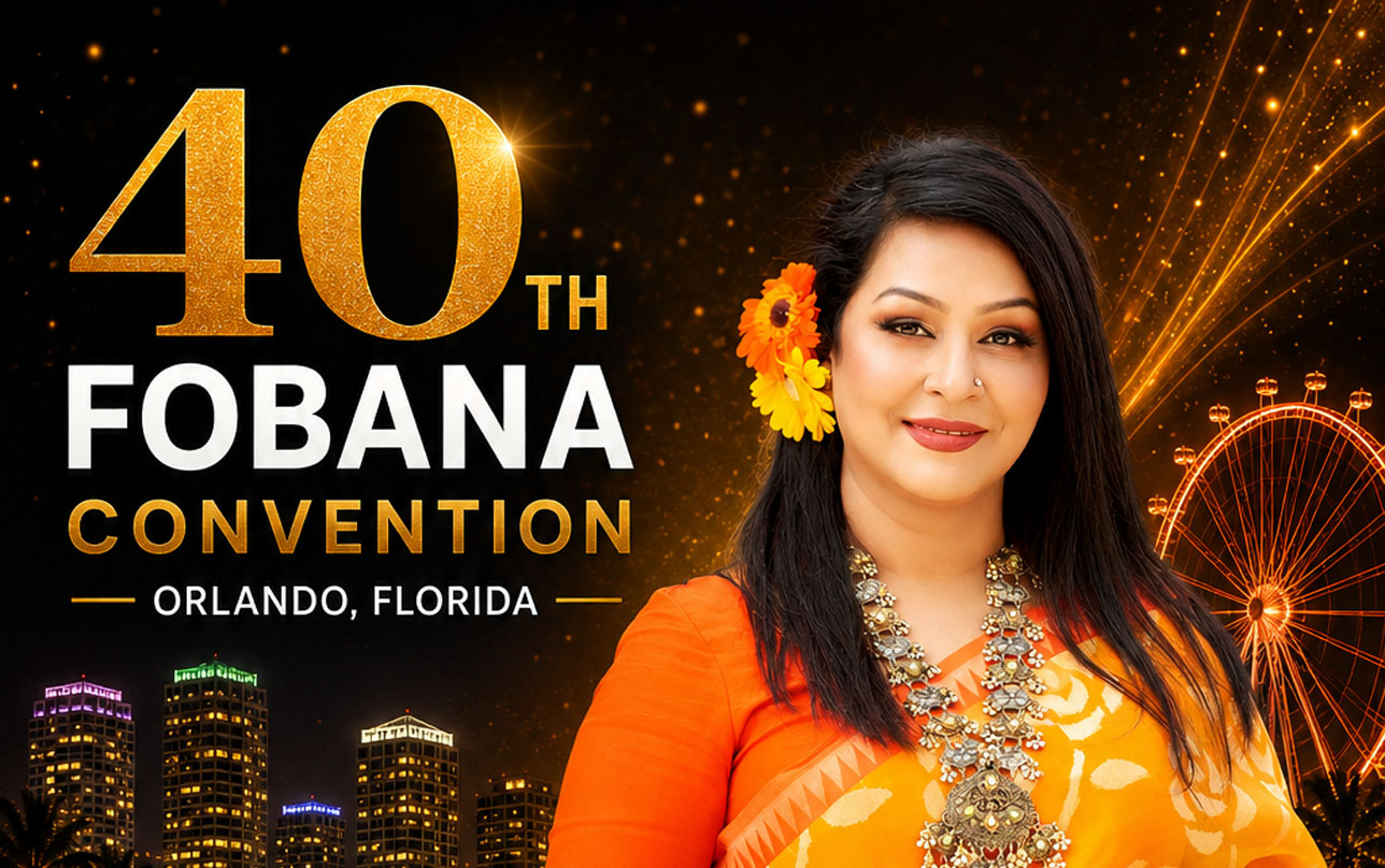 Playback Queen Dinat Jahan Munni to Captivate the 40th FOBANA Convention 2026: The Grand Musical Highlight of Orlando's Biggest Bangladeshi Celebration
